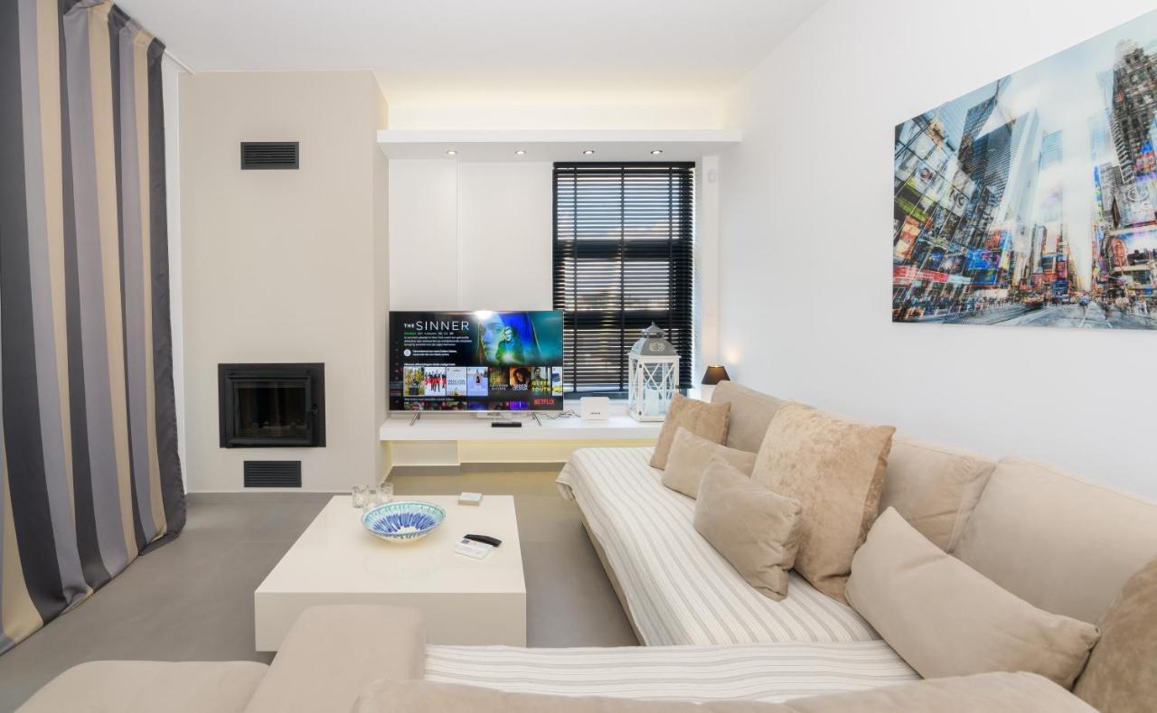 Апартаменти Stylish 2Br Flat With Stunning Views & Prv Parking Афіни Екстер'єр фото